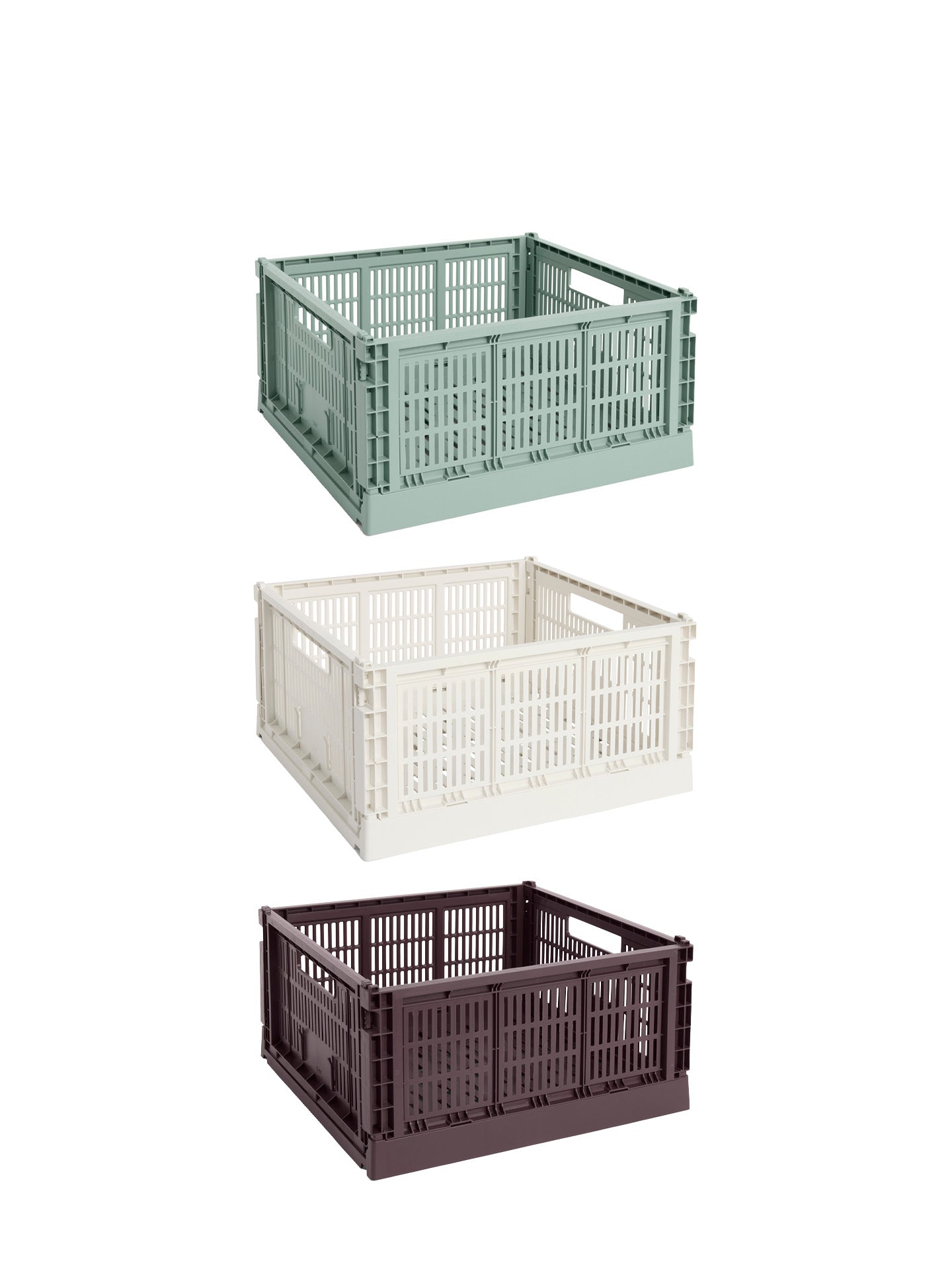 Colour Crate square L, 3 colours