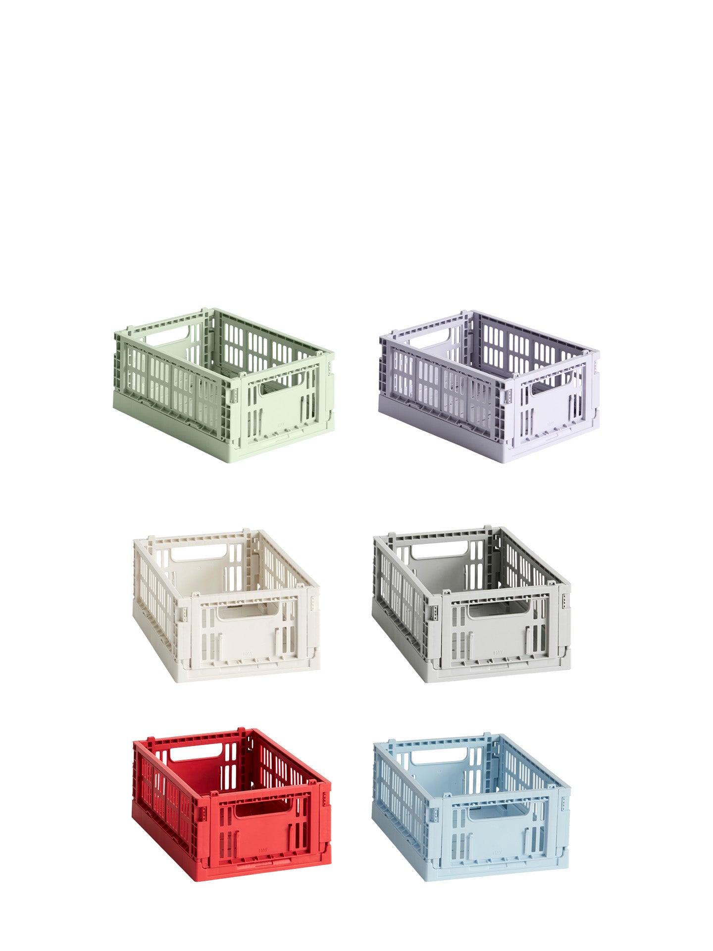 Colour Crate mini 2-set, 6 colours