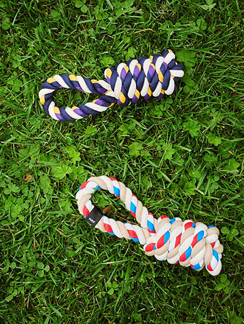 Dogs Rope Toy Red, turquoise, off-white