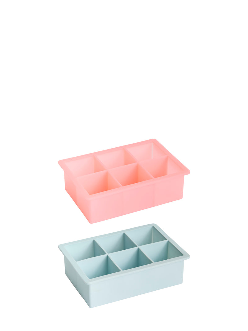 Ice cube tray XXL square cubes, 2 colours
