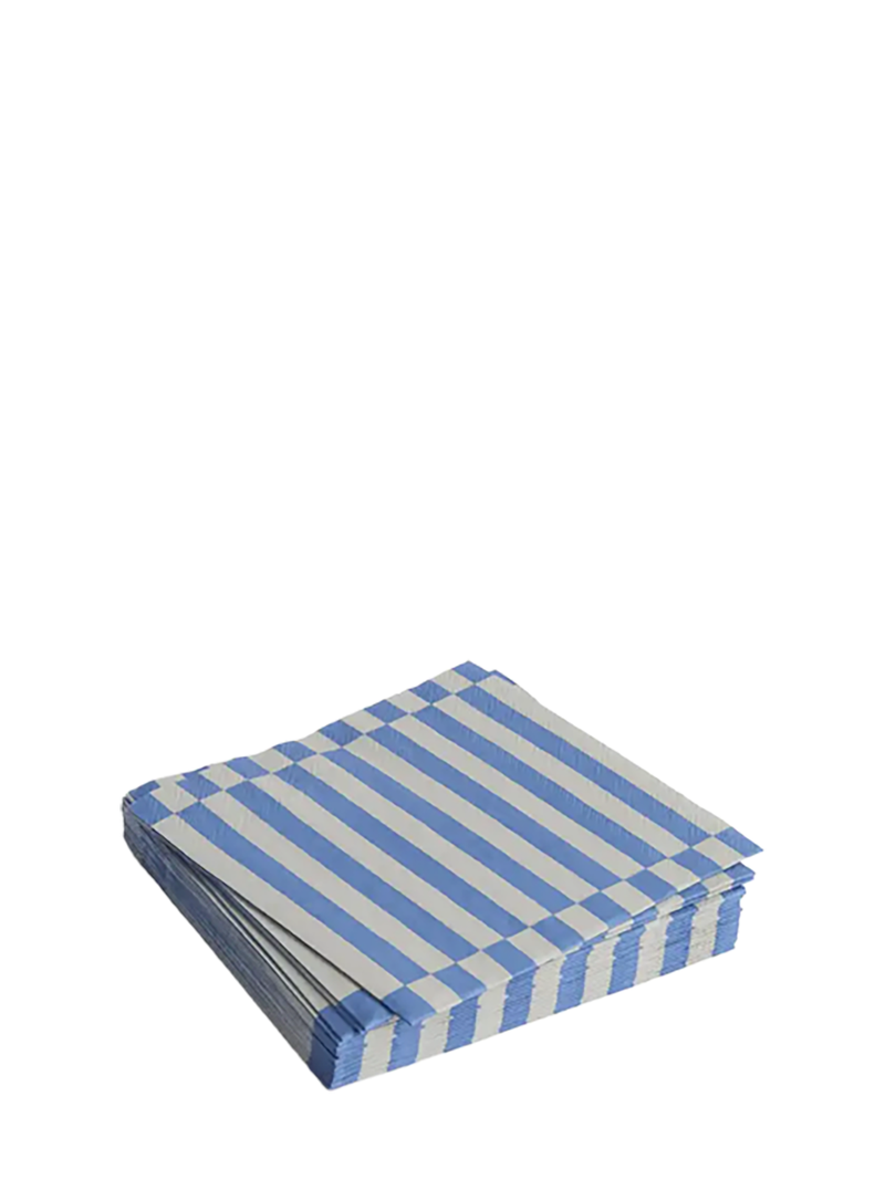 Lunch pattern paper napkins, multiple colours