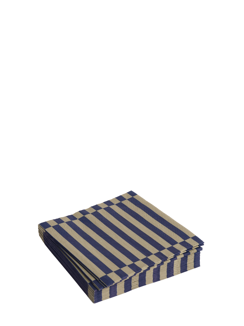 Lunch pattern paper napkins, multiple colours