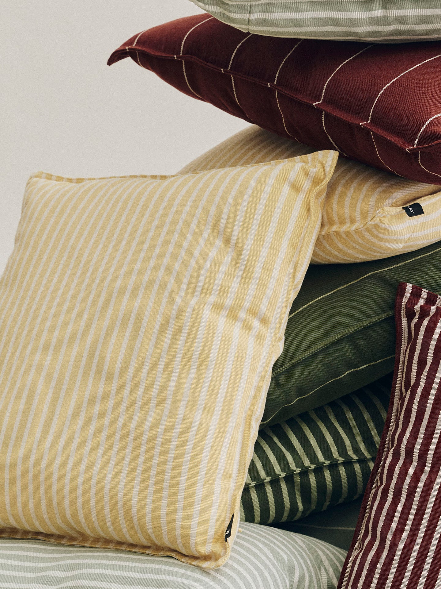 Terrazza bold striped outdoor cushion (50 x 50 cm), 3 colours