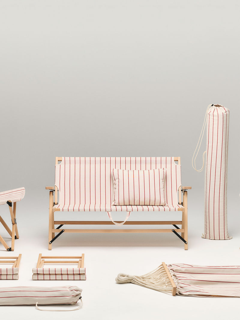 Outdoor Market striped outdoor cushion, 2 colours (45 x 35 cm)