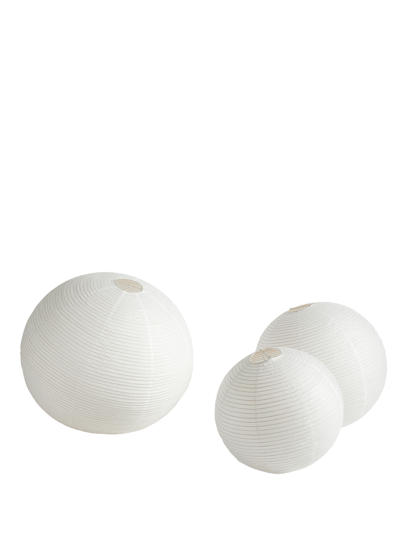 Paper lampshade L, classic white (Ø80)