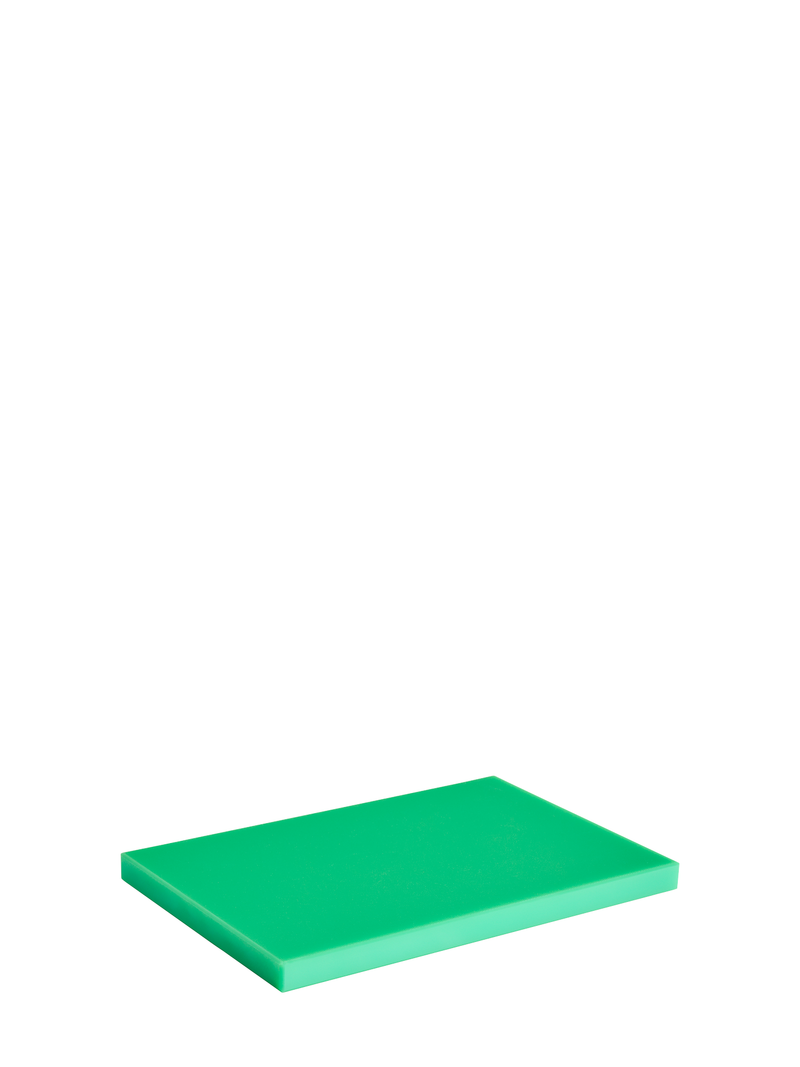 Bright green cutting board
