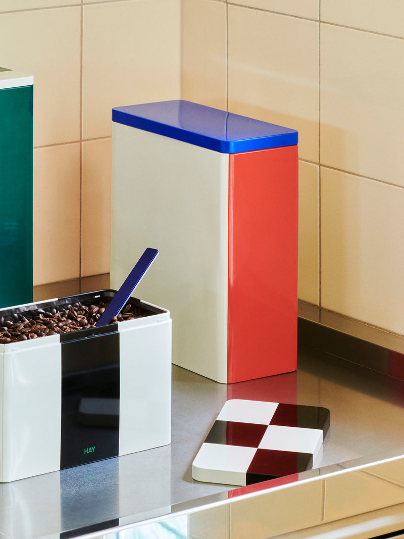 Tin XL container, 2 colour combos
