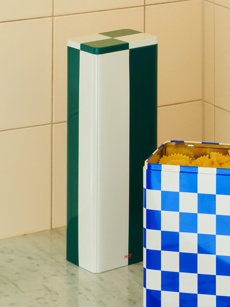 Tin slim container, 2 colours (29,5cm)