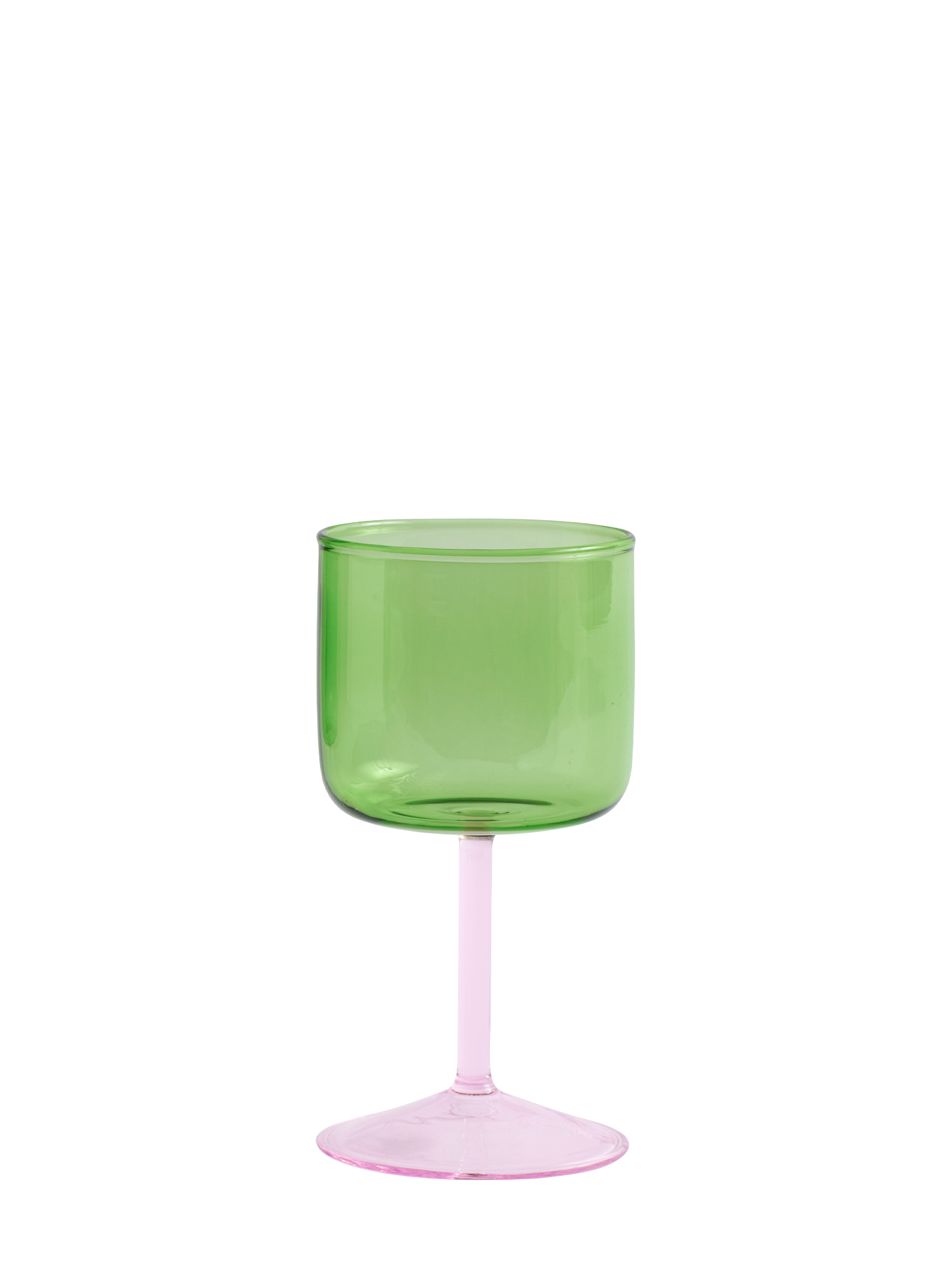 Tint duo-tone wine glass, 2 colour variations