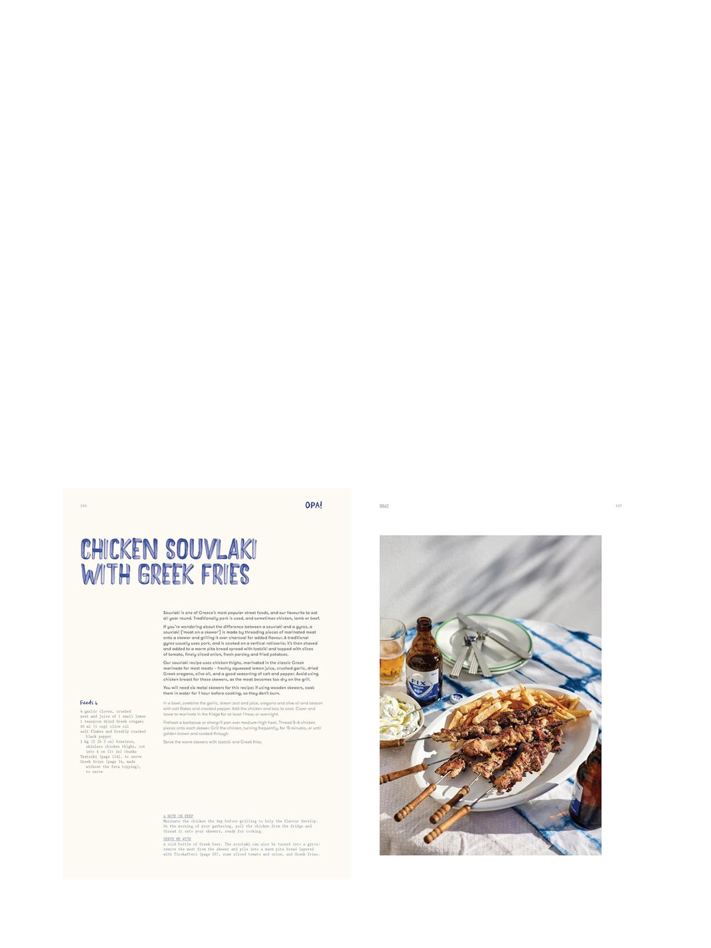OPA! Recipes inspired by Greek tavernas