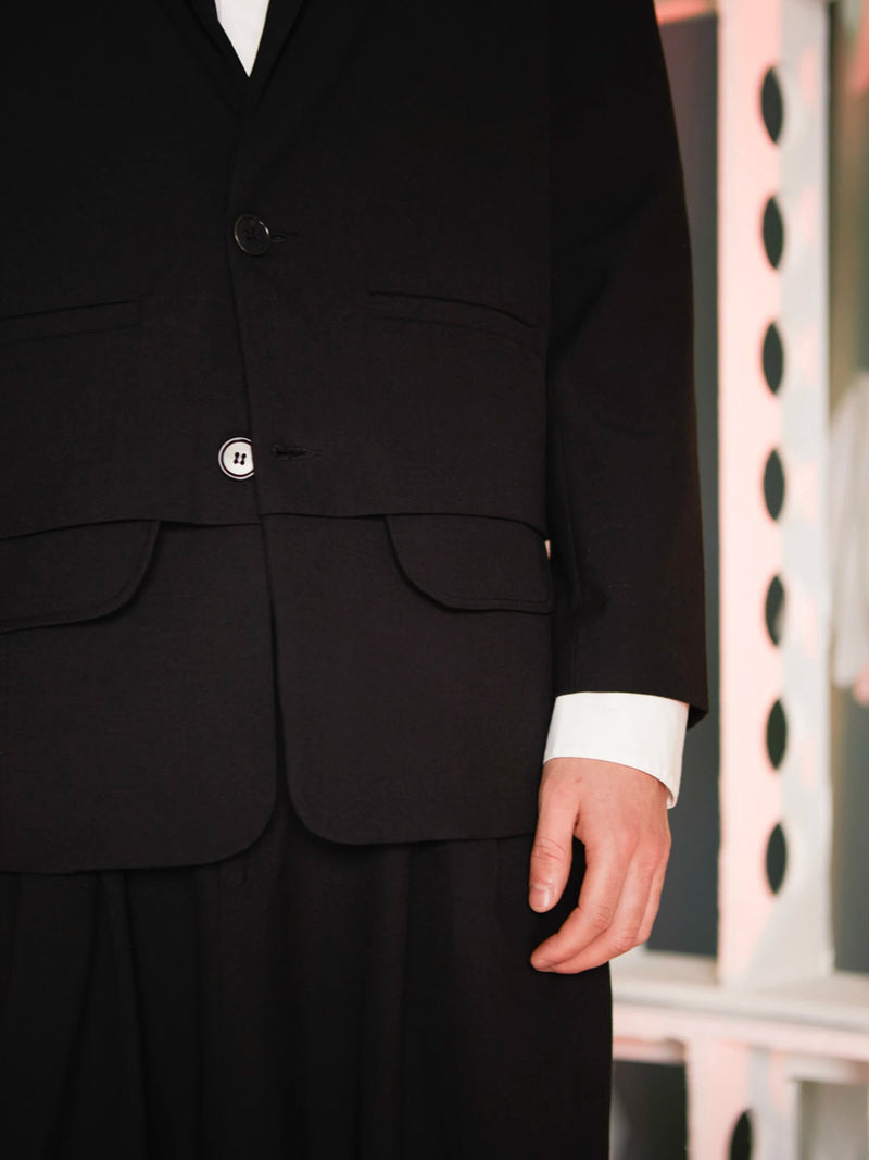 Ants blazer, black