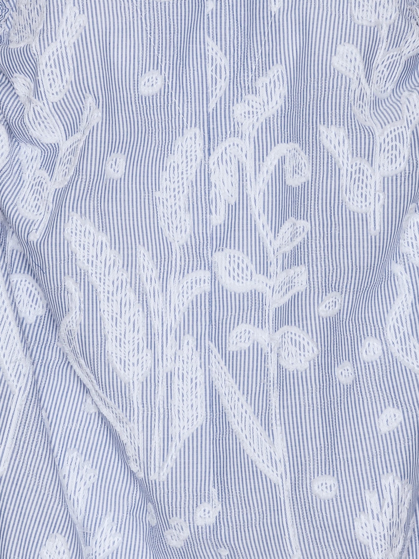 Insurance loose cotton dress, crops blue