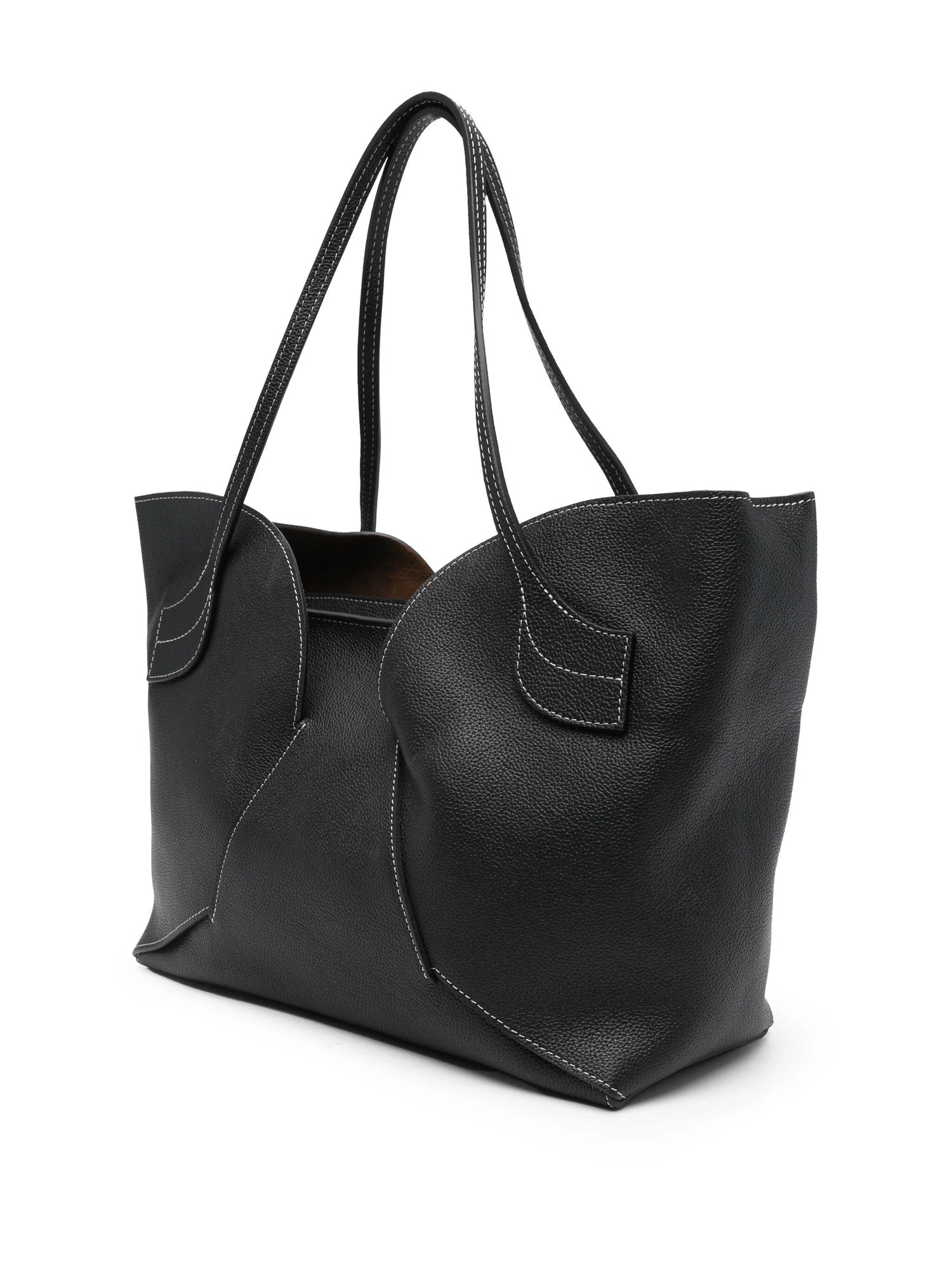 Sepal L Distressed bag, black