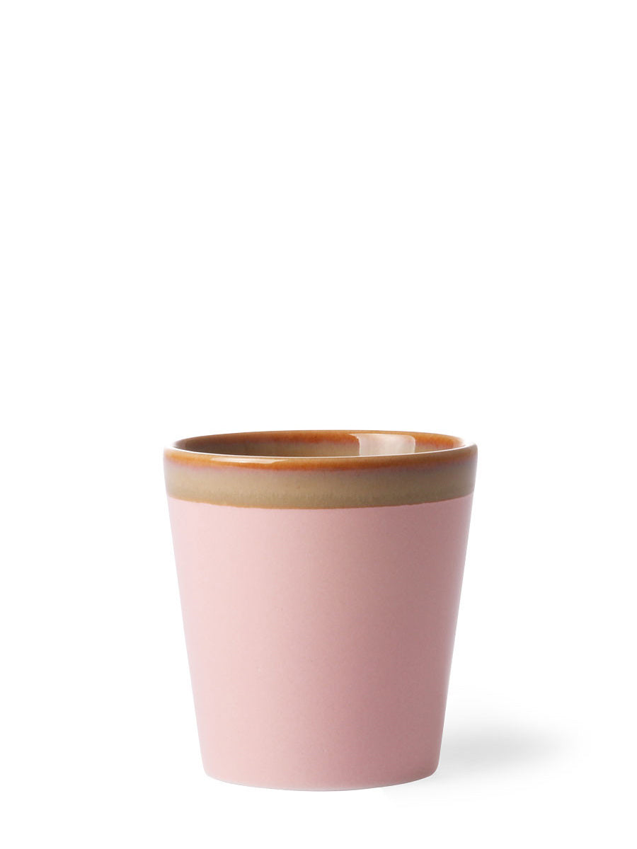 70's ceramics: coffee mug (180 ml), pink