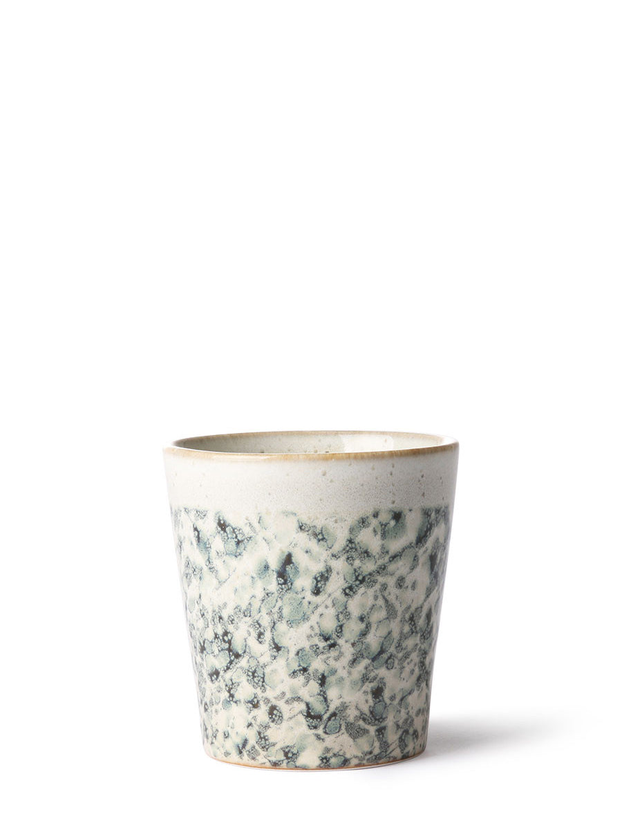 70's ceramics: coffee mug (180 ml), hail