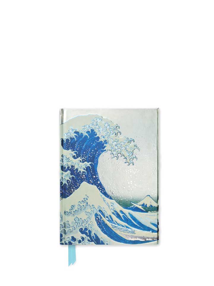 Foiled journal Hokusai's The Great Wave, lined (A5)