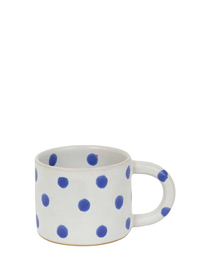 Blot coffee cup, white/blue