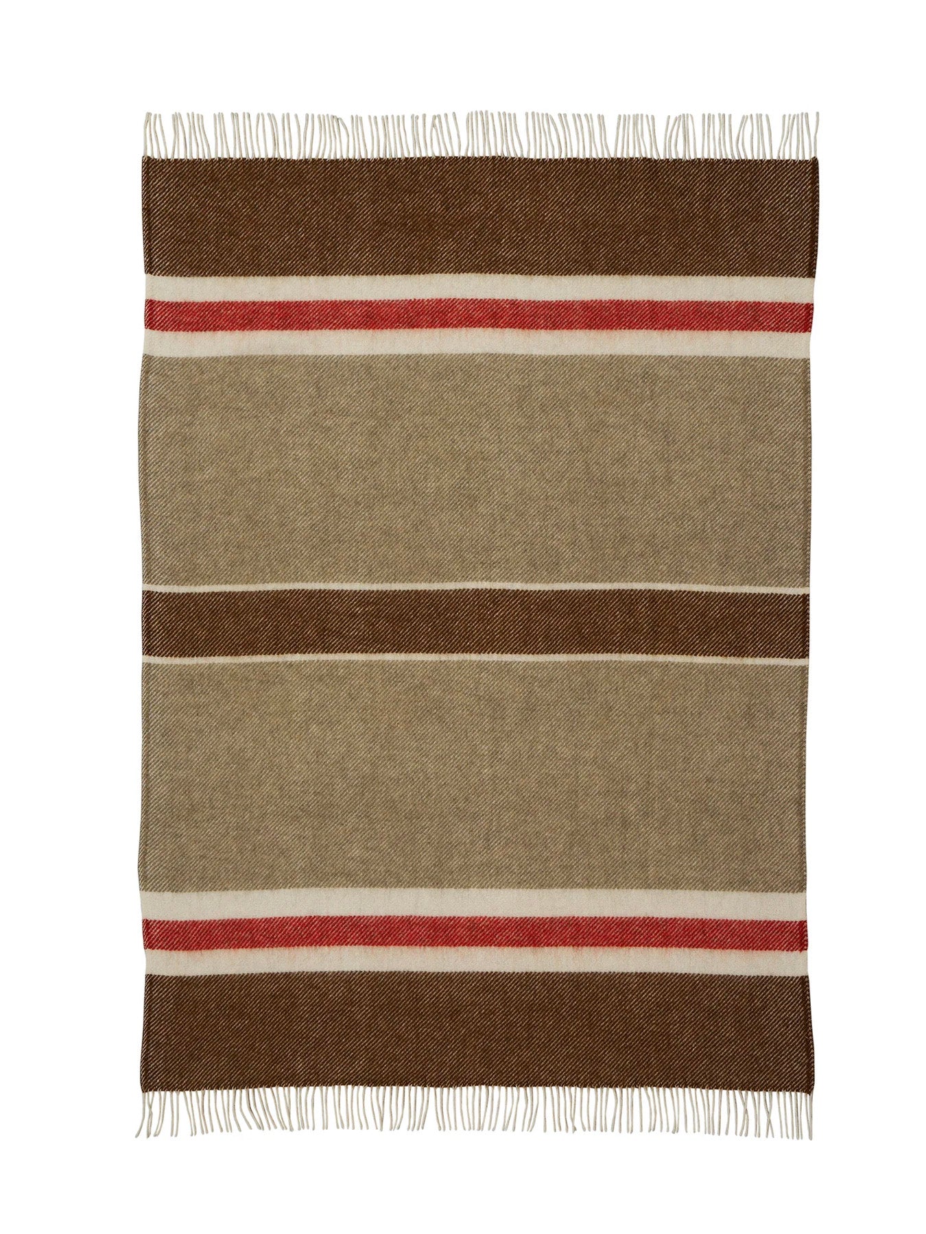 Gotland stripe midi wool throw (90x130cm), 2 colour combos