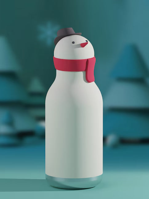 Snowman water bottle