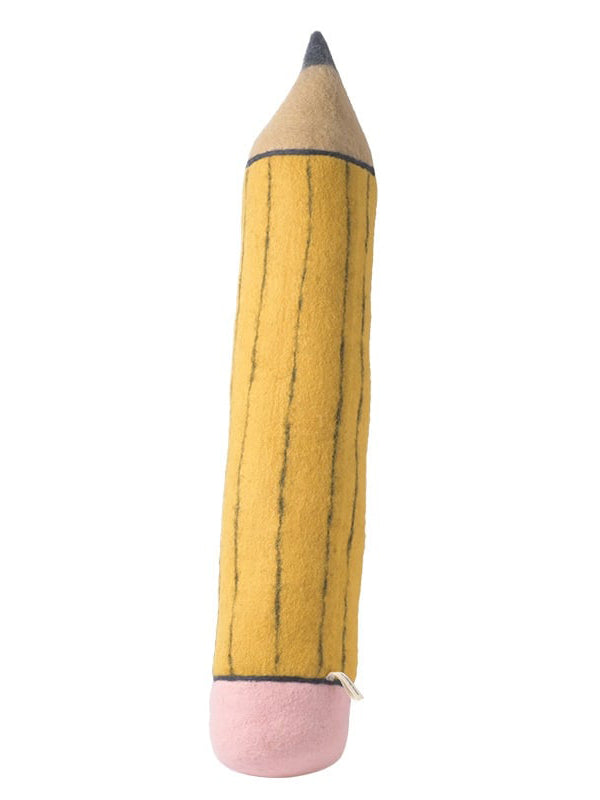 Pencil cushion, ochre (80cm)