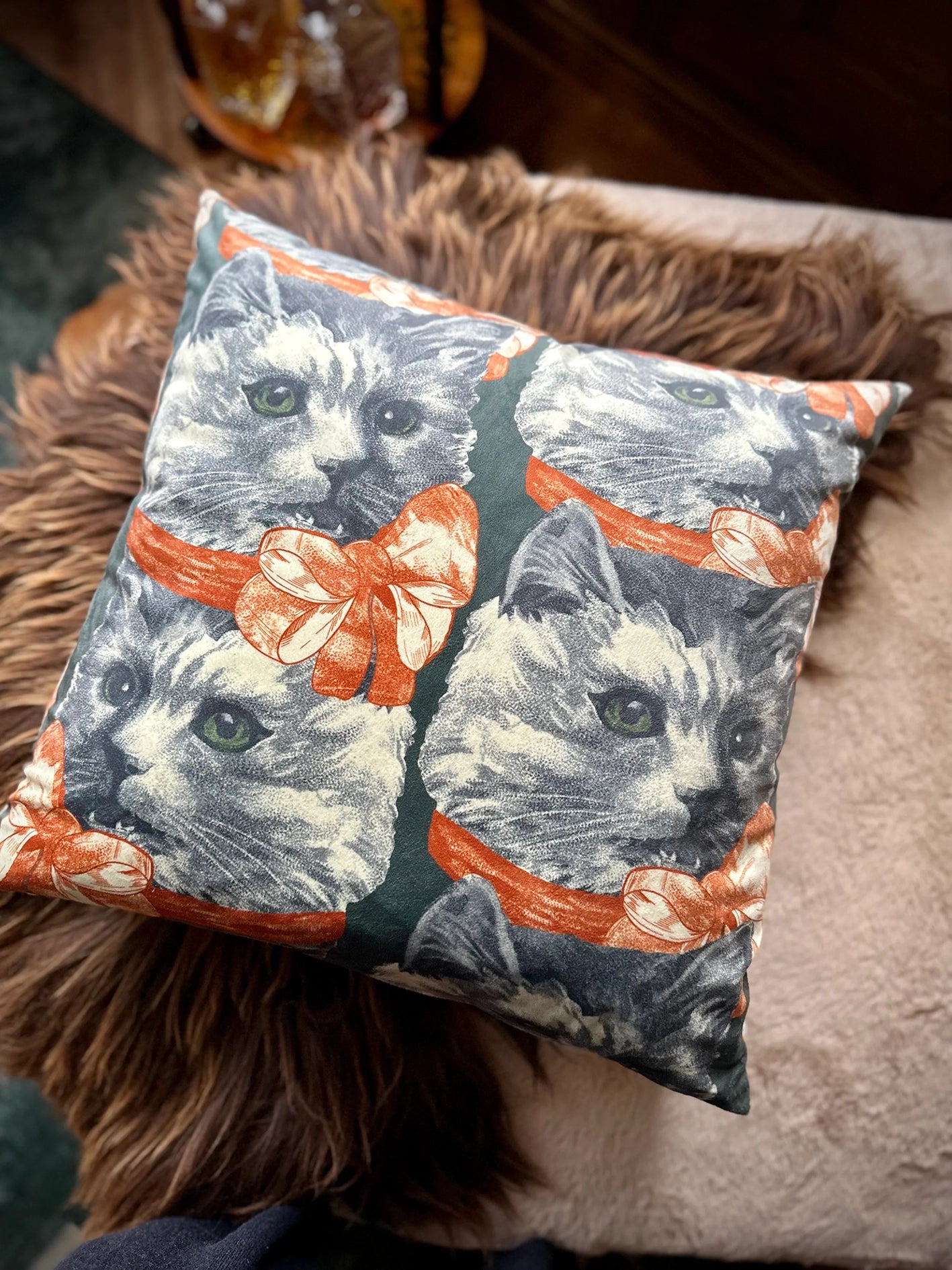 Crazy Cat Lady cushion cover (48x48 cm)