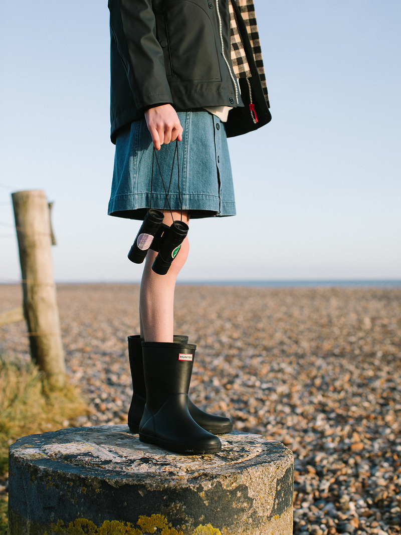 Unisex downpour short boot, black