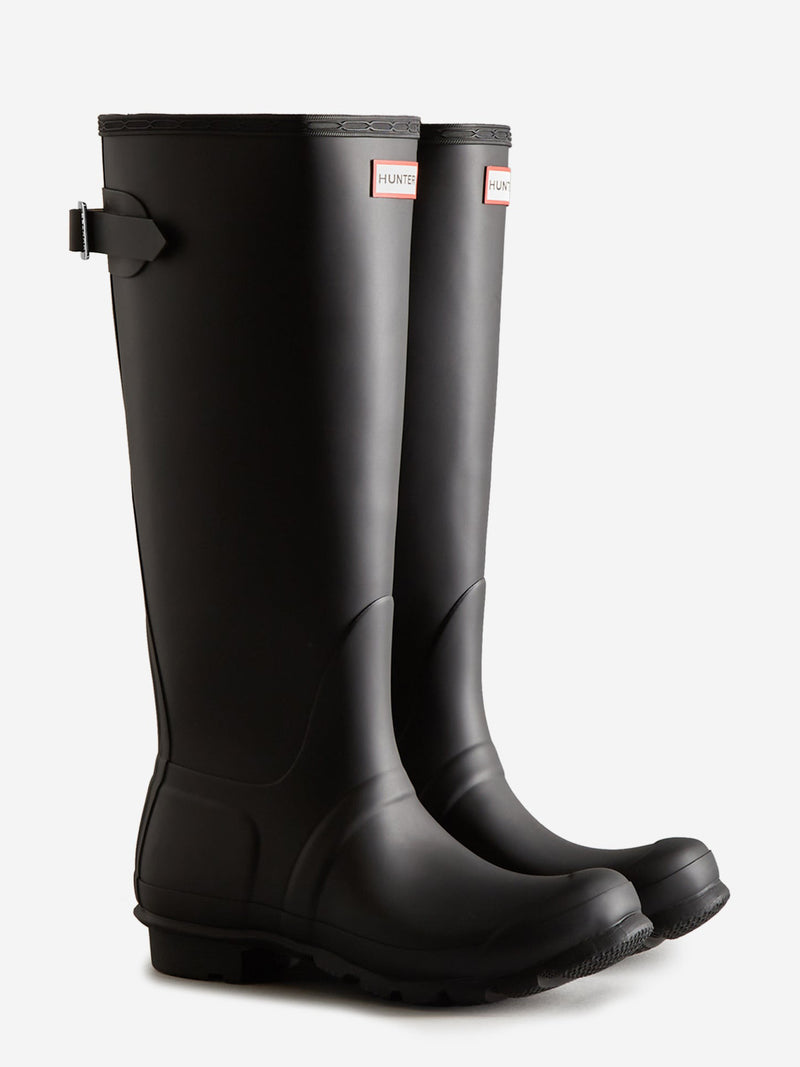 Women's downpour adjustable boot, black