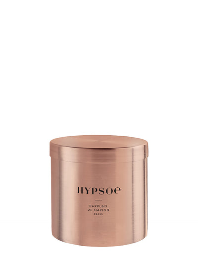 Tall ambre exquis métal bougie candle, copper 600g