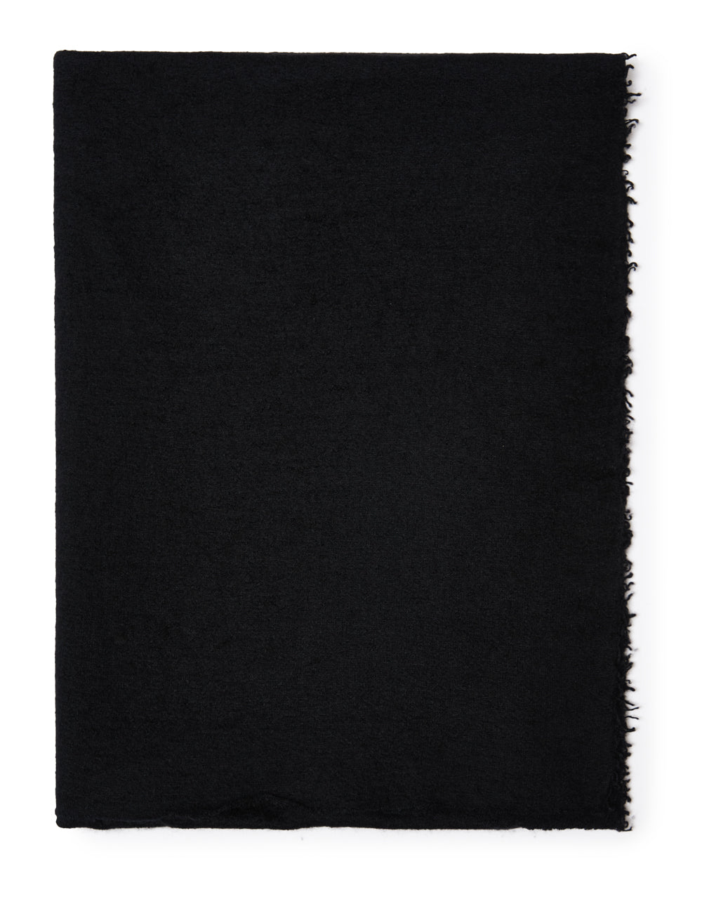 Nuovo Pedro silk and cashmere blend scarf, black