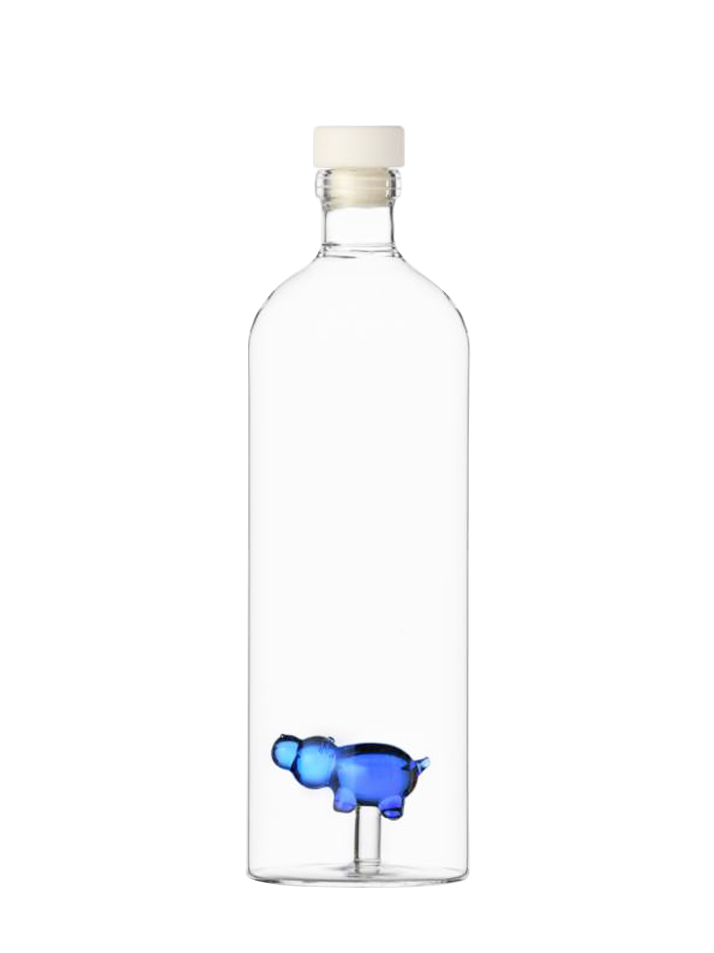 Blue Hippo Bottle, Animal Farm Collection