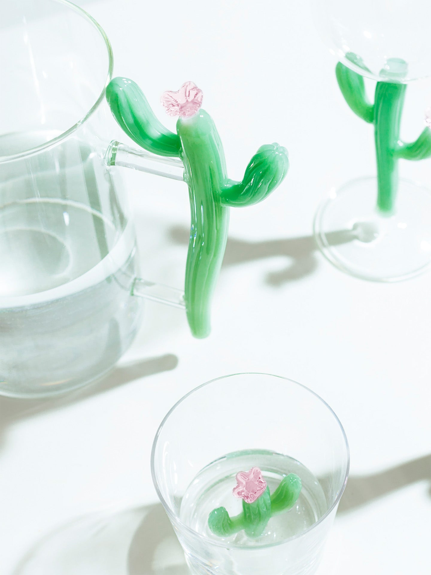 Matte cactus tumbler, Desert Plants collection