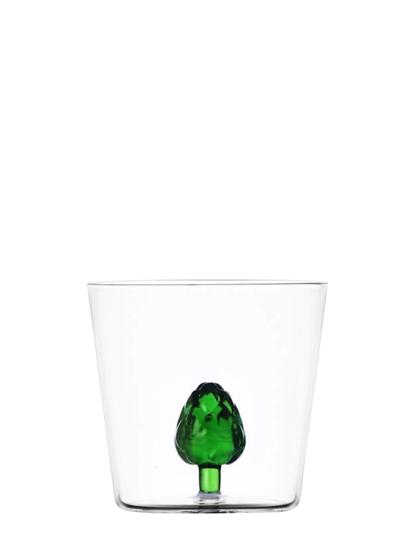 Artichoke Glass Tumbler, Vegetables Collection