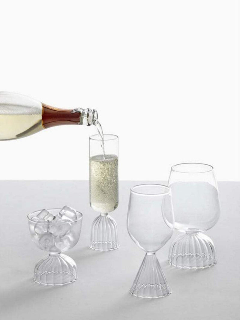 Tutu red wine glass