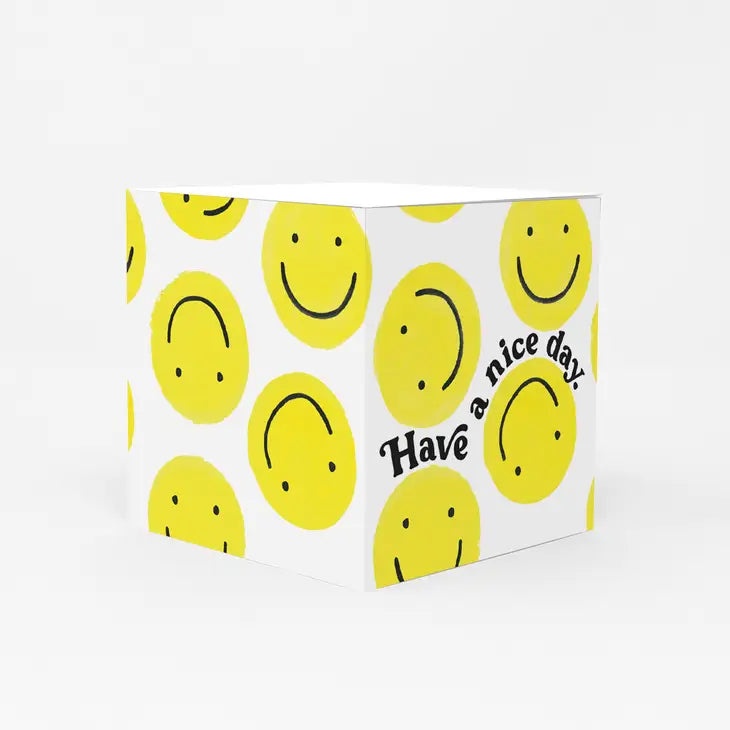 'Have A Nice Day' Sticky Note Cube