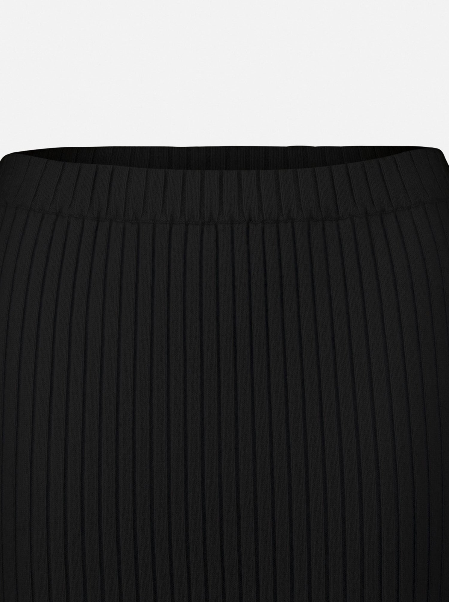 Cashmere skirt, black