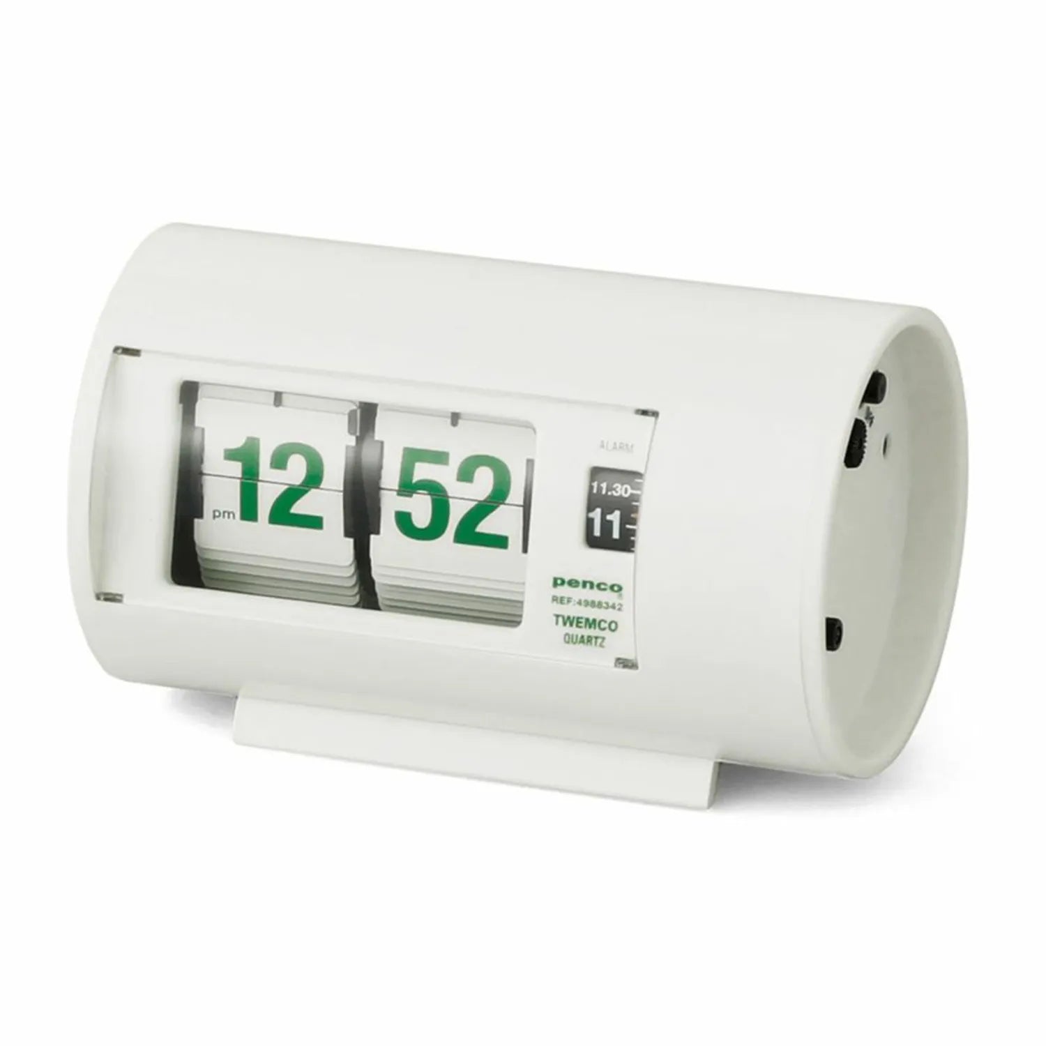 Desk flip clock, white