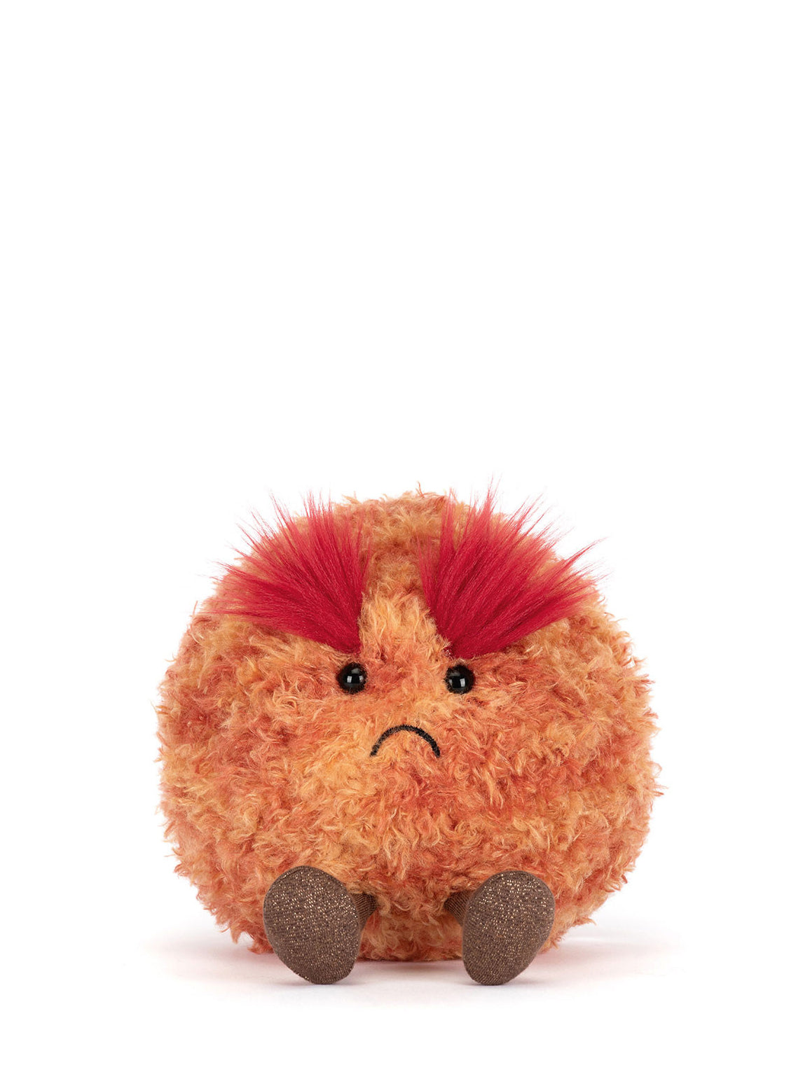Plush toy resembling a planet Mars