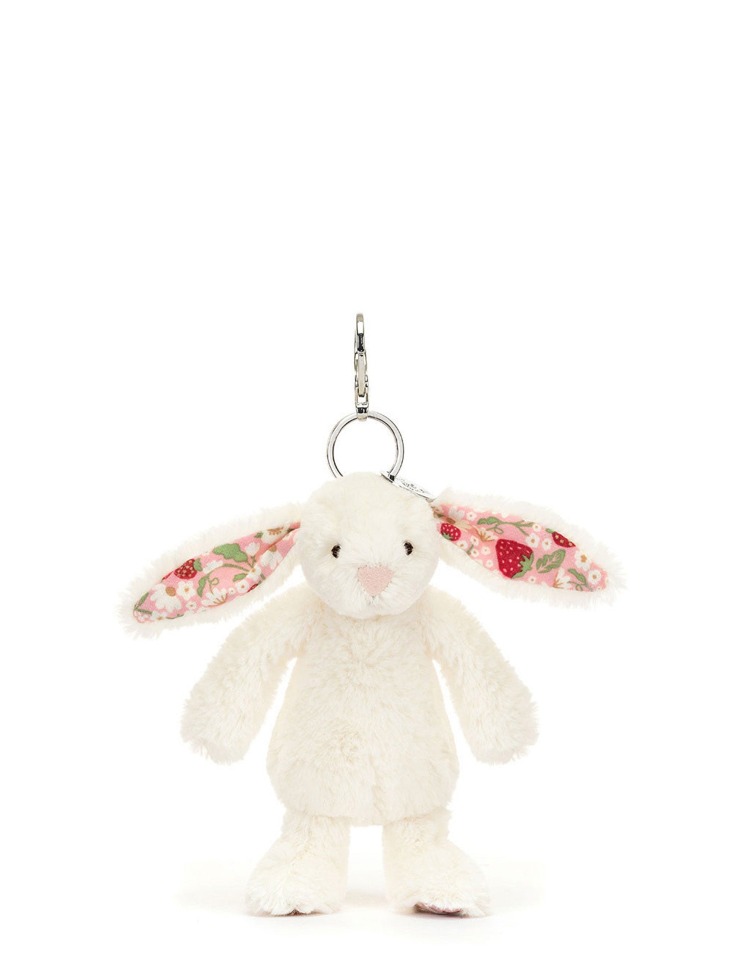 Blossom berry cream Bunny bag charm