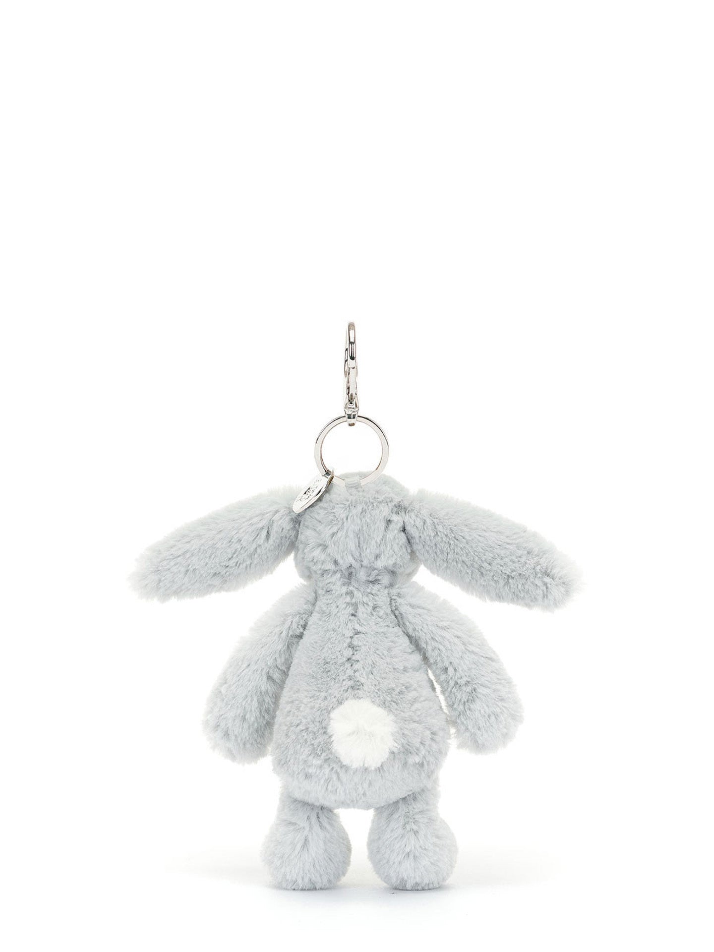 Bashful Bunny Silver Bag Charm