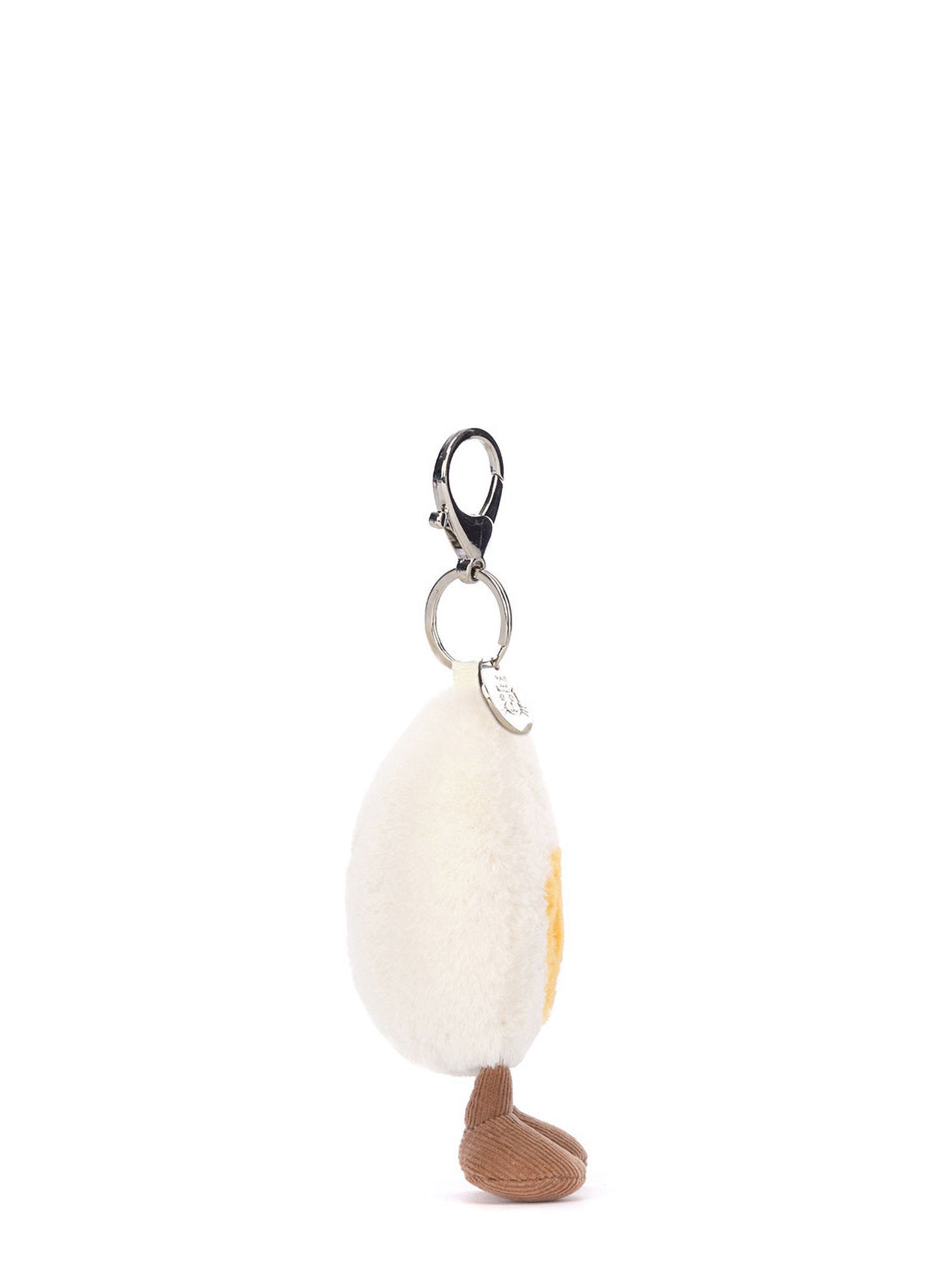 Amuseable happy boiled egg bag charm