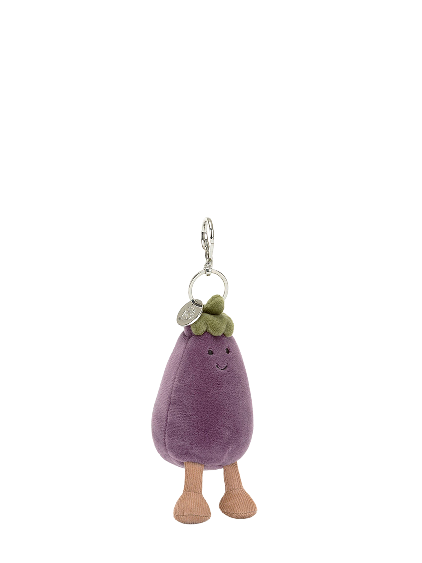 Vivacious aubergine bag charm