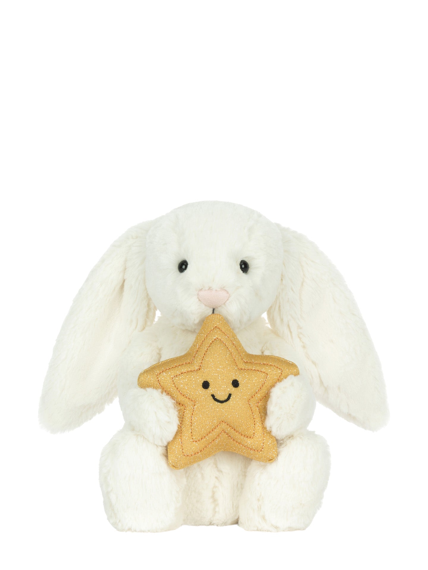 Cream Bunny with Star soft toy (31cm)