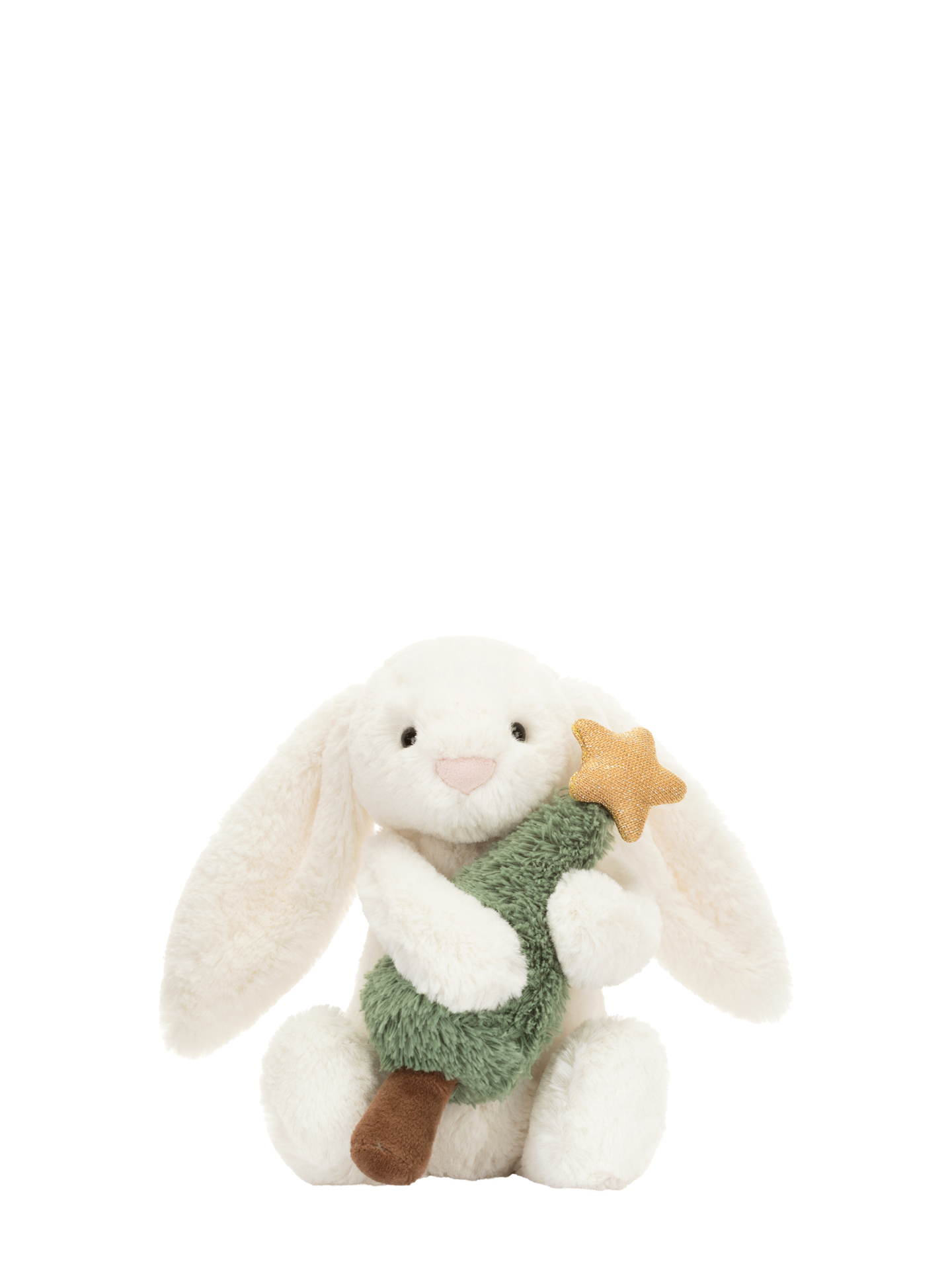 Bashful Bunny with Christmas Tree