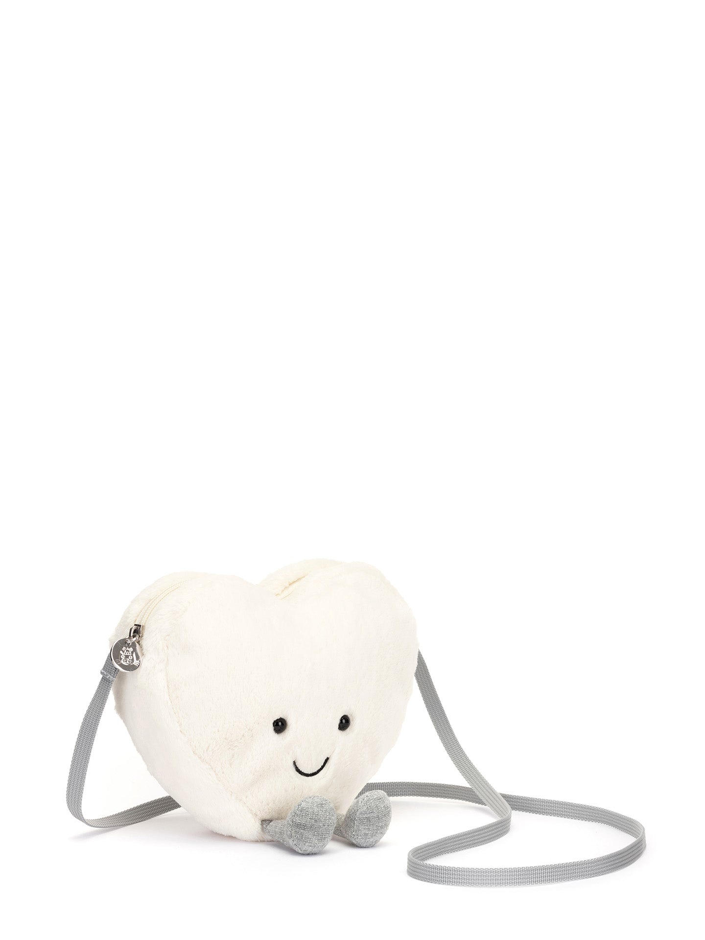 Amuseable Heart Bag, cream