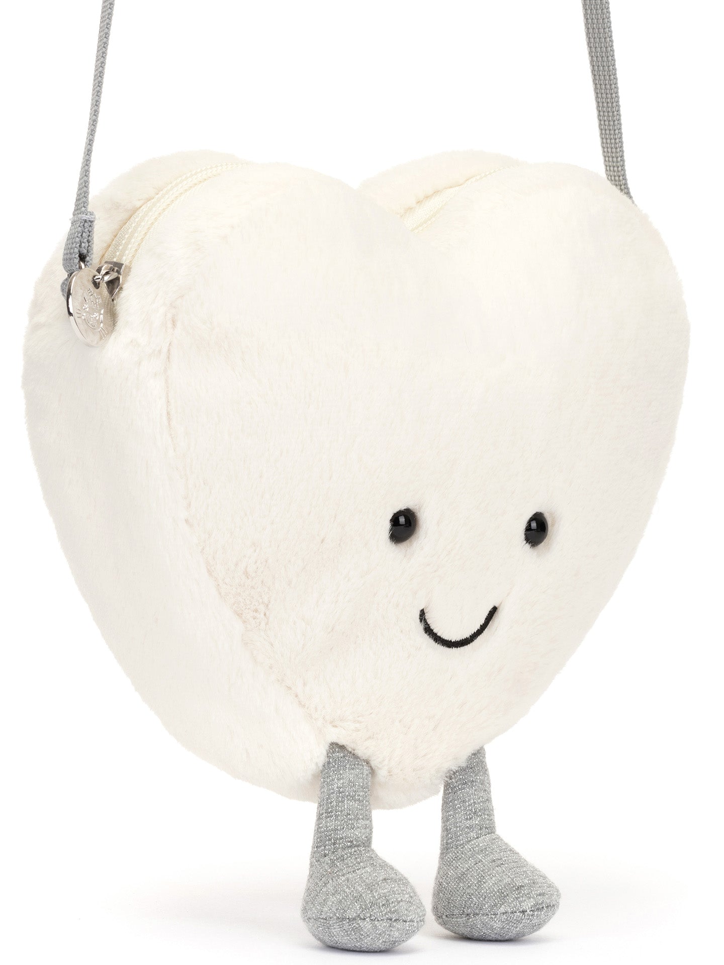 Amuseable Heart Bag, cream