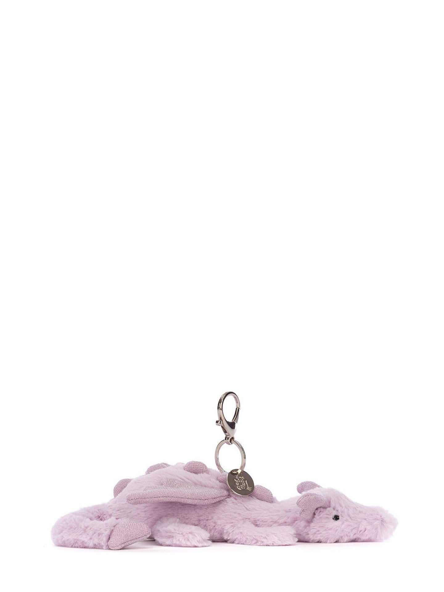 Lavender dragon bag charm