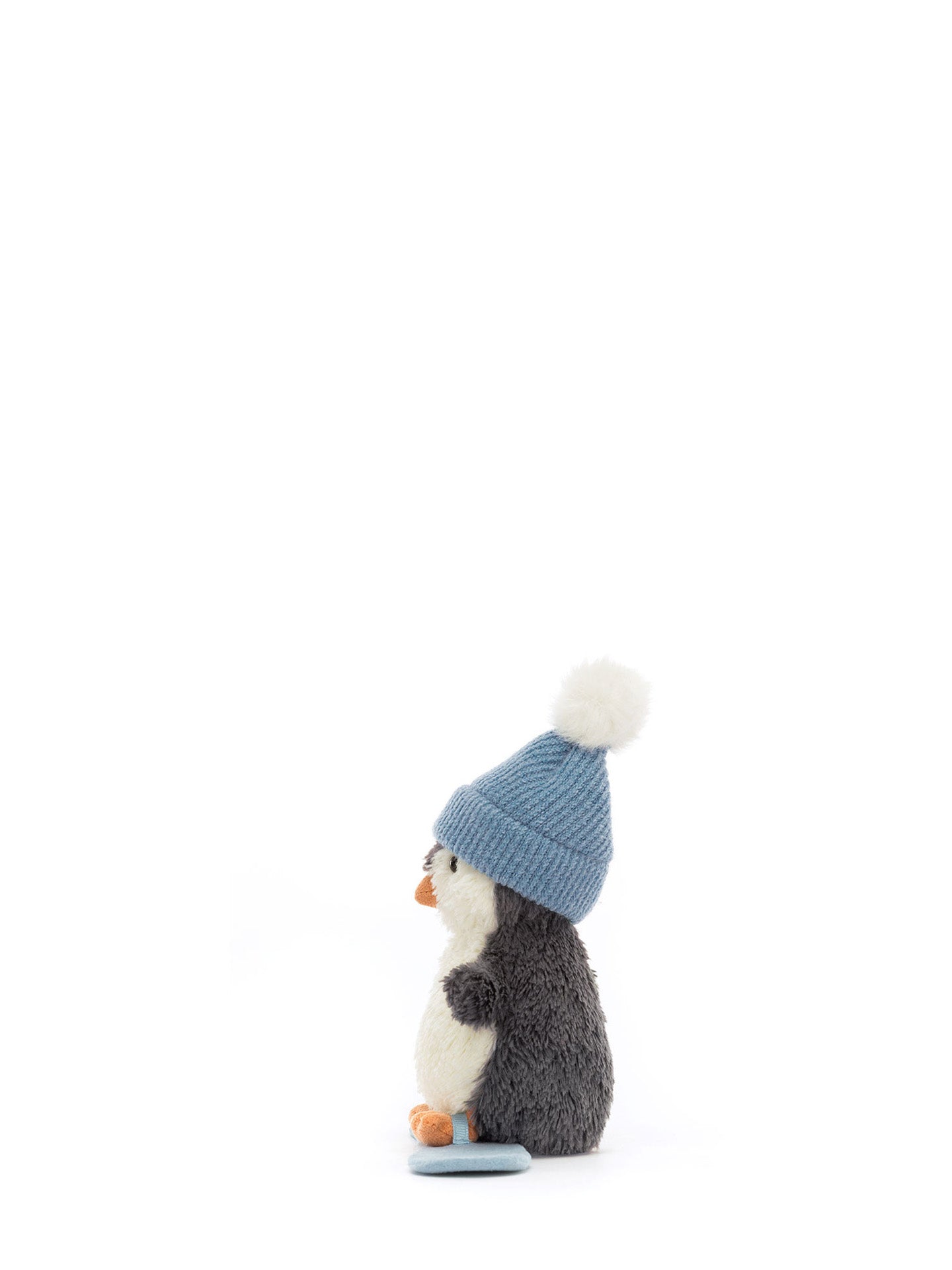 Peanut Penguin snowboarding