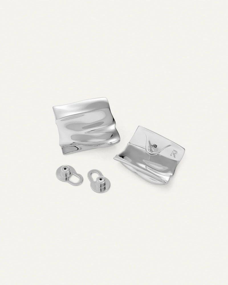 Sundra Earrings, silver