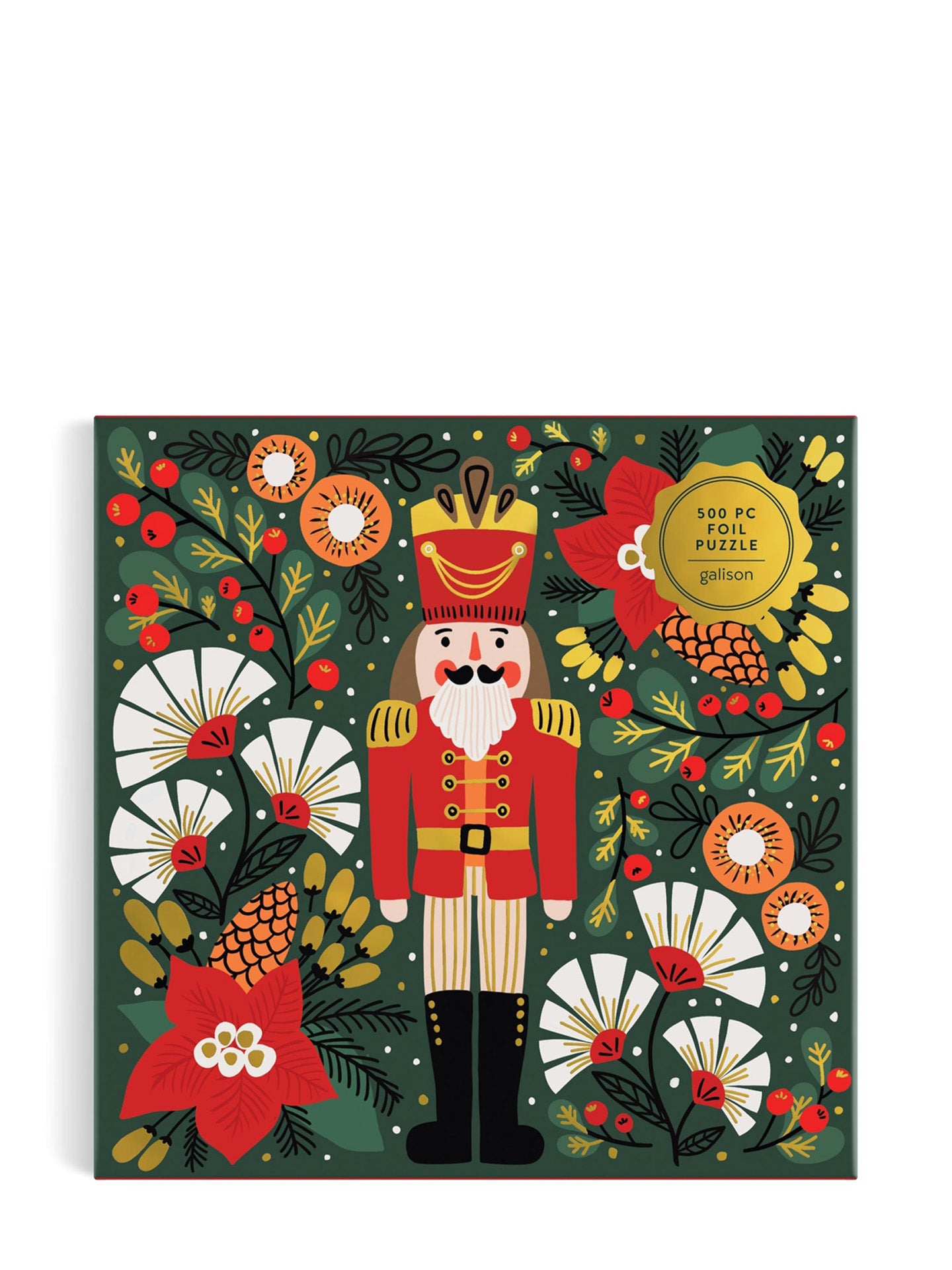 Giant puzzle box with a nutcracker design 