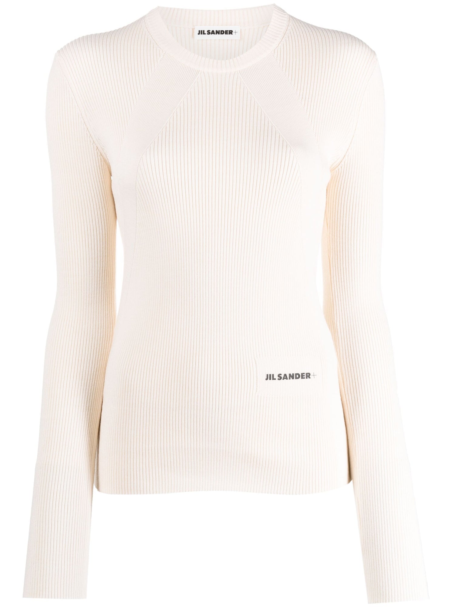 Crew neck sweater, Ivory